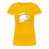 Knülle - Frauen Premium T-Shirt - sun yellow