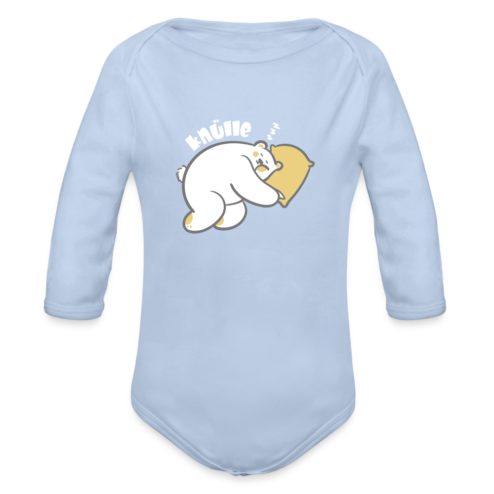Knülle - Bio-Langarmbody - sky