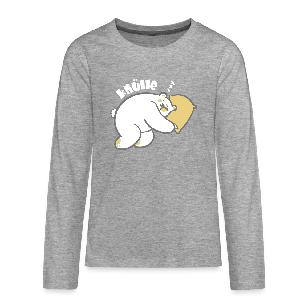 Knülle - Teenager Langarmshirt - heather grey