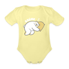Knülle - Bio-Kurzarmbody - washed yellow