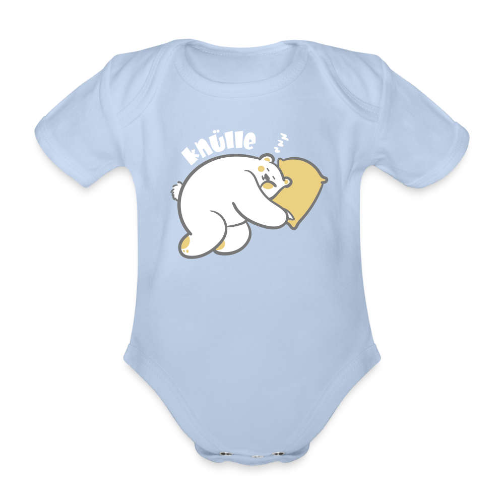 Knülle - Bio-Kurzarmbody - sky