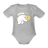 Knülle - Bio-Kurzarmbody - heather grey
