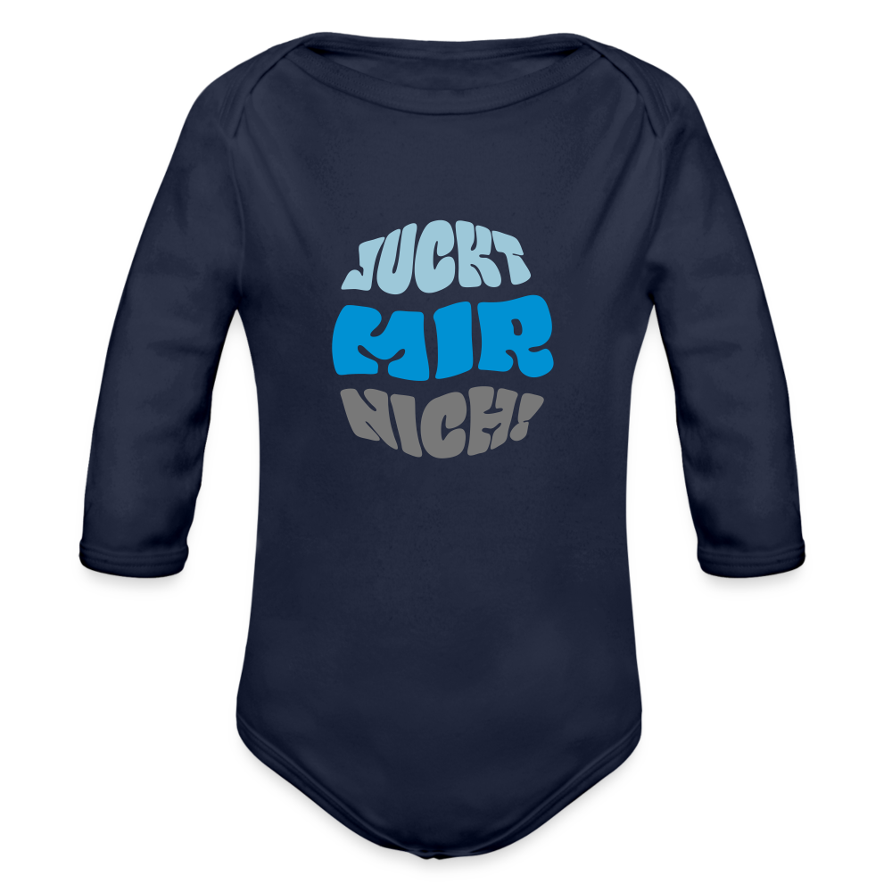 Juckt Mir Nich! - Bio-Langarmbody - dark navy