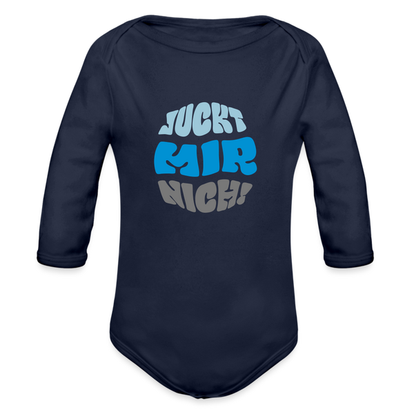 Juckt Mir Nich! - Bio-Langarmbody - dark navy