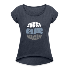 Juckt Mir Nich! - Frauen T-Shirt mit gerollten Ärmeln