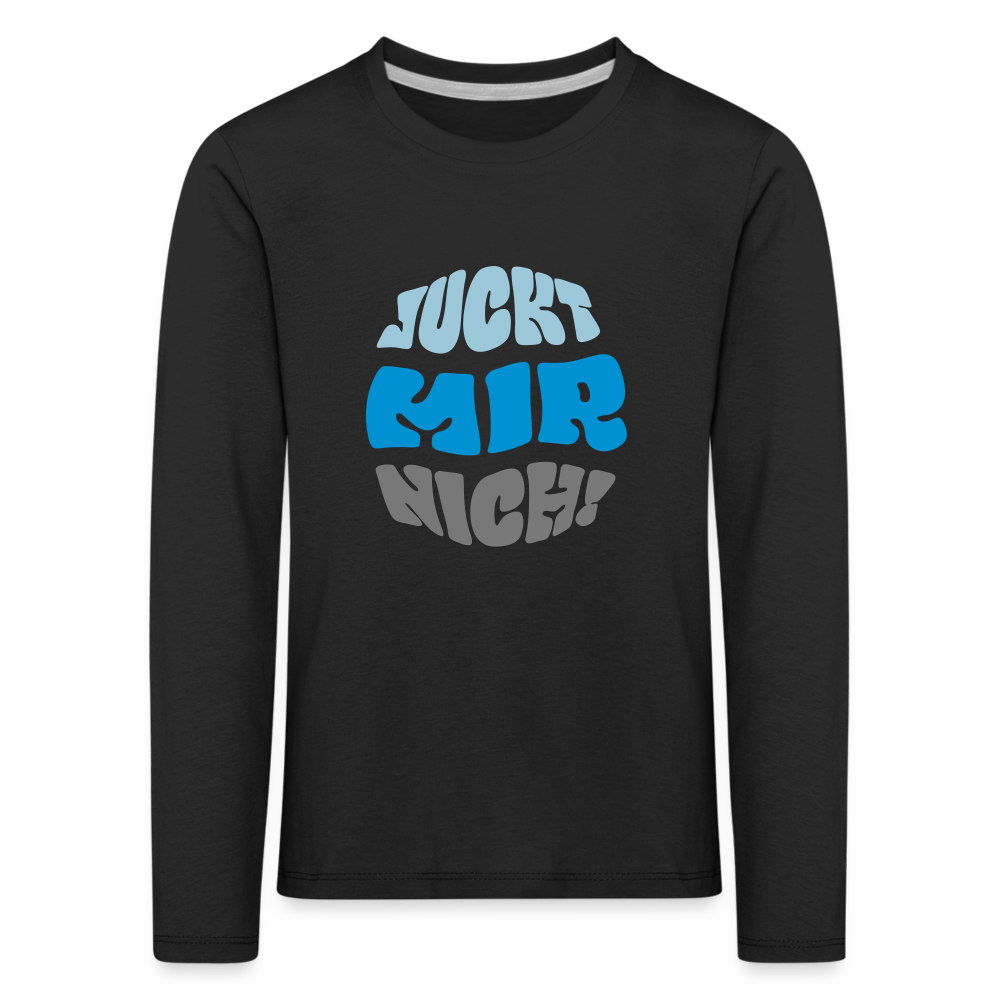 Juckt Mir Nich! - Kinder Langarmshirt - black