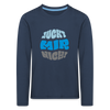 Juckt Mir Nich! - Kinder Langarmshirt - navy