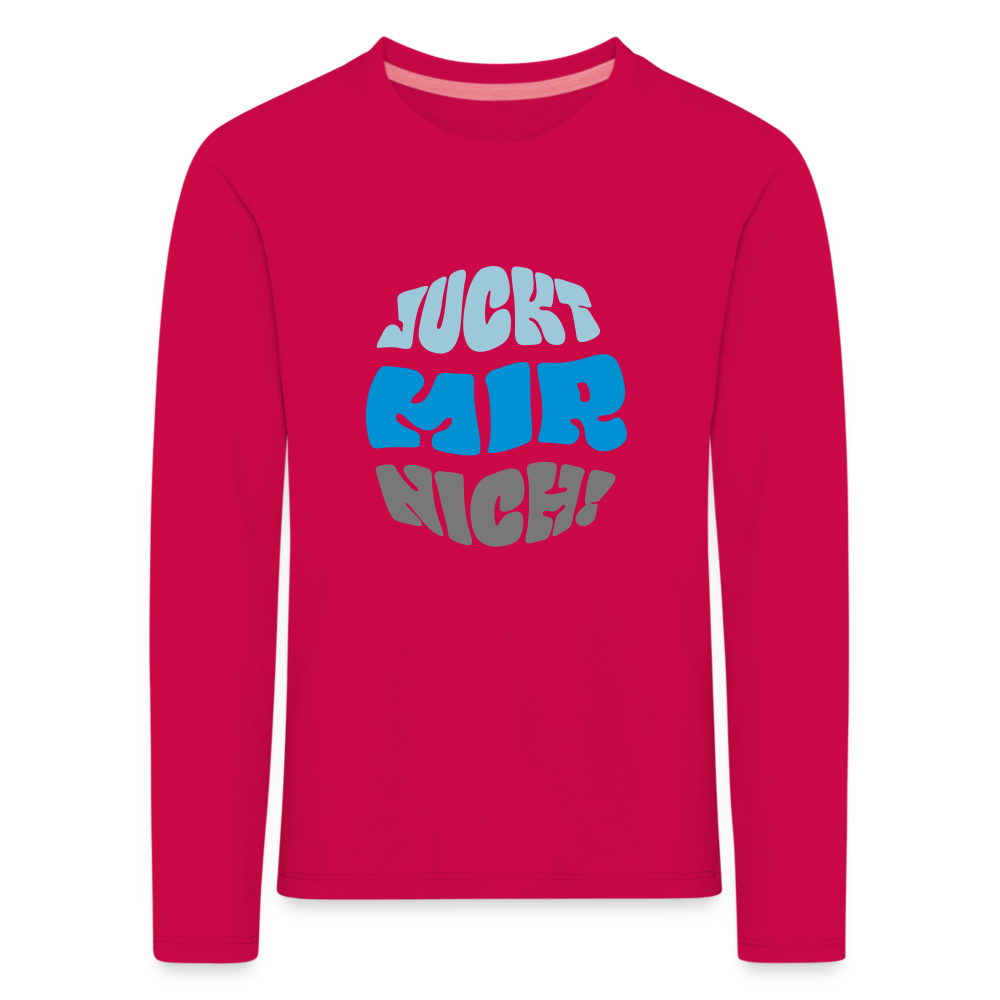 Juckt Mir Nich! - Kinder Langarmshirt - dark pink
