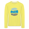 Juckt Mir Nich! - Kinder Langarmshirt - yellow