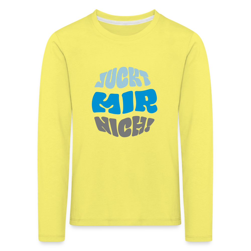 Juckt Mir Nich! - Kinder Langarmshirt - yellow