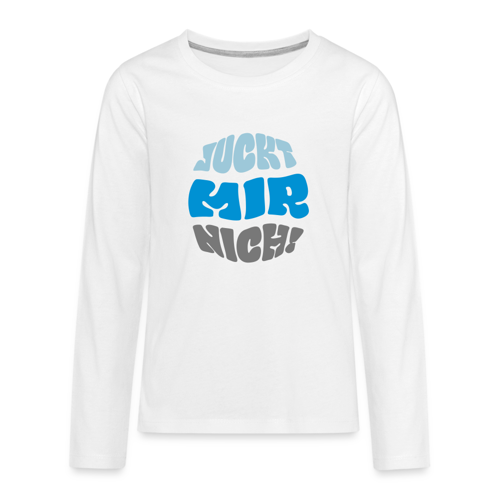 Juckt Mir Nich! - Teenager Langarmshirt - white