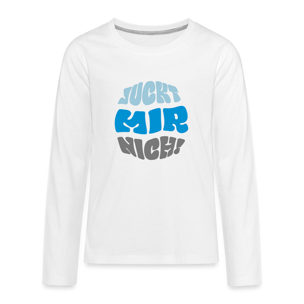 Juckt Mir Nich! - Teenager Langarmshirt - white
