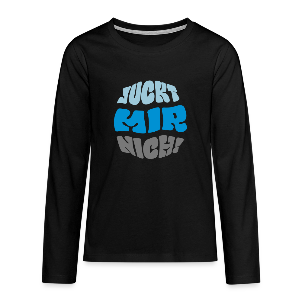 Juckt Mir Nich! - Teenager Langarmshirt - black