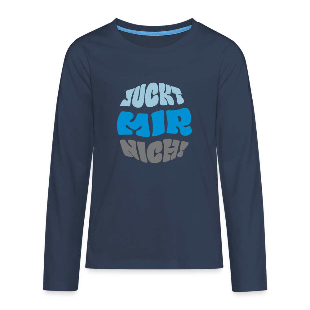 Juckt Mir Nich! - Teenager Langarmshirt - navy