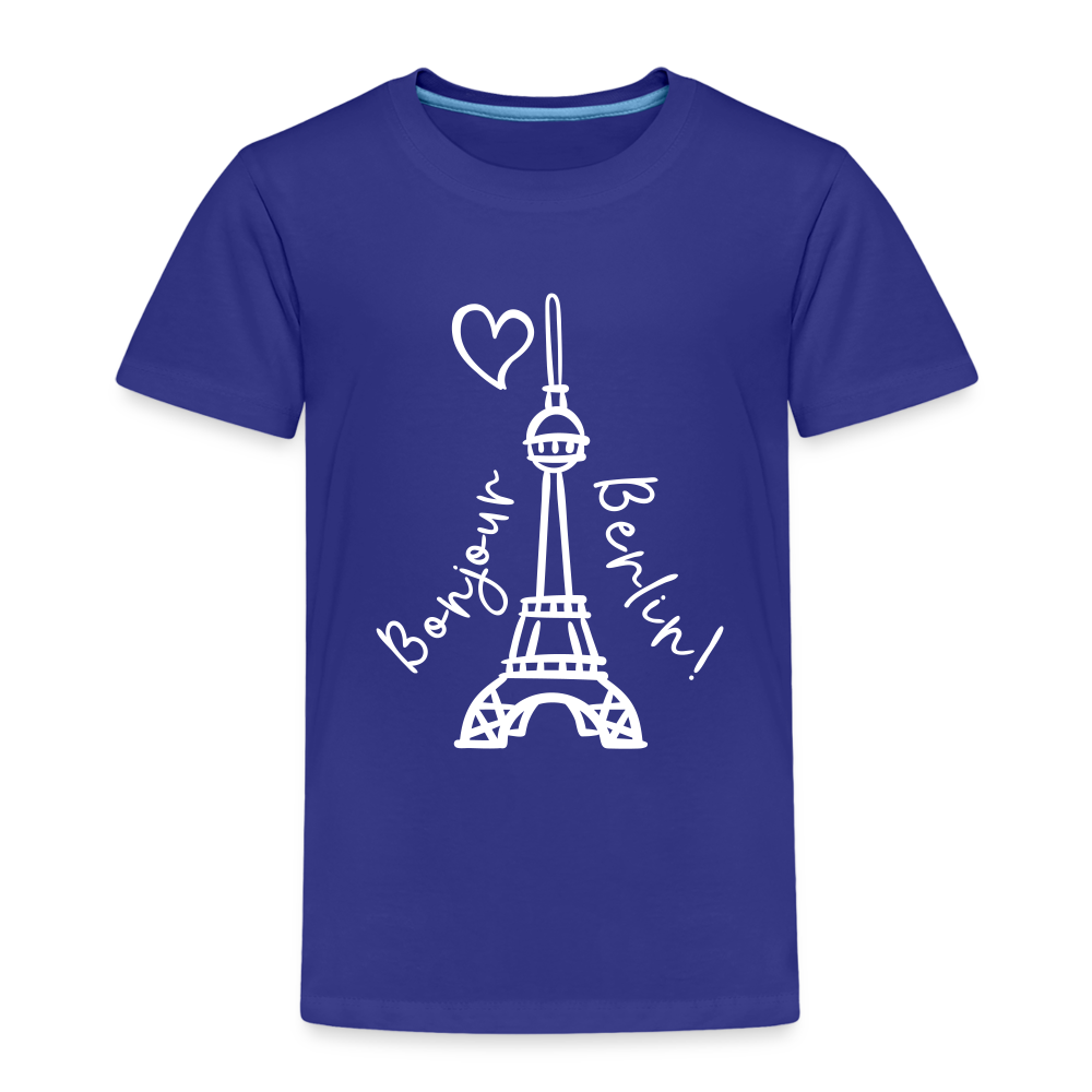 Eiffelturm in Berlin Bonjour - Kinder Premium T-Shirt - royal blue