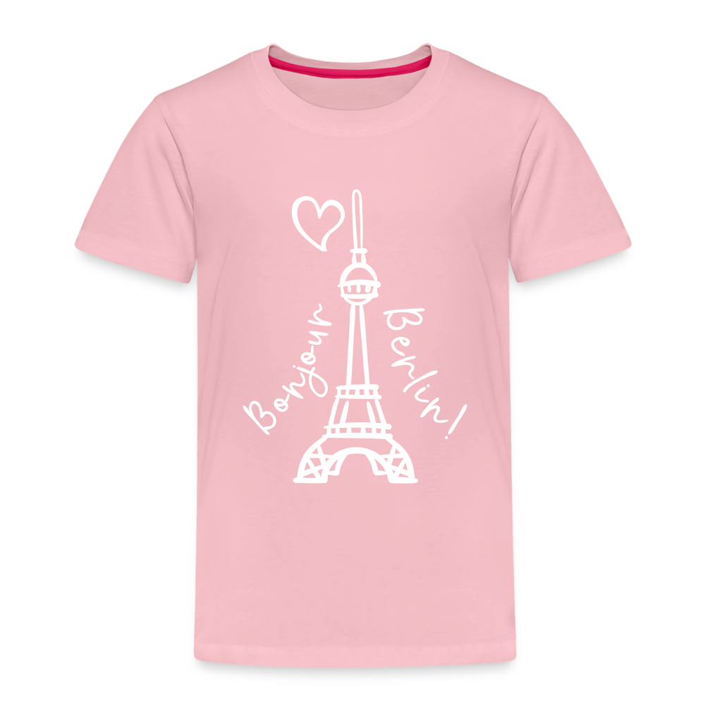 Eiffelturm in Berlin Bonjour - Kinder Premium T-Shirt - rose shadow
