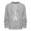 Eiffelturm in Berlin Bonjour - Kinder Premium Sweatshirt - heather grey