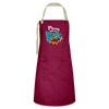 Call me Keule! - Kontrastschürze - burgundy / desert sand