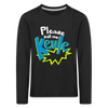 Call me Keule! - Kinder Langarmshirt - black