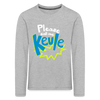Call me Keule! - Kinder Langarmshirt - heather grey