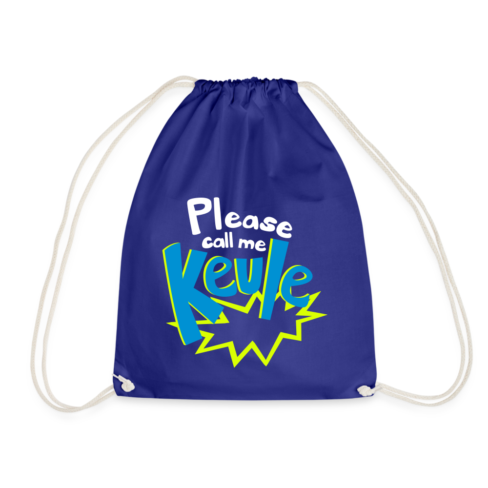 Call me Keule! - Turnbeutel - royal blue