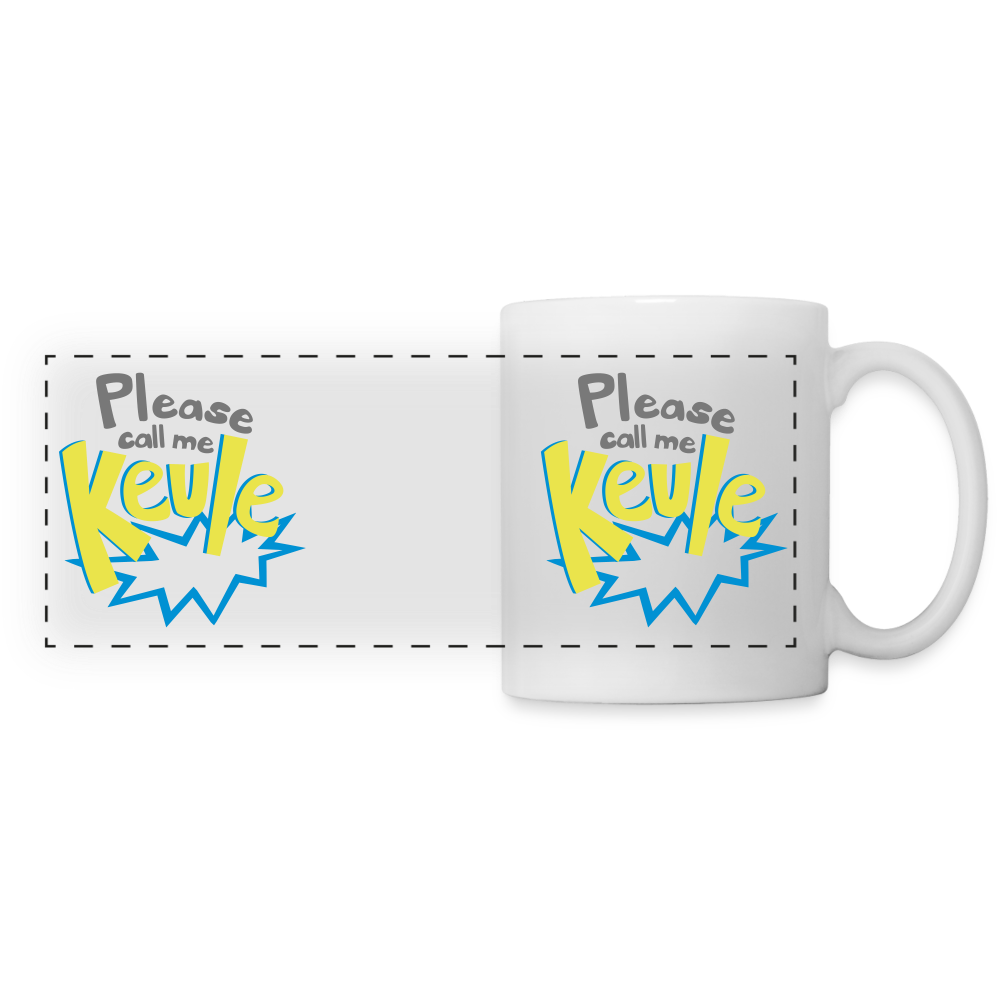 Call me Keule! - Tasse zweifarbig - white