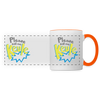 Call me Keule! - Tasse zweifarbig - white/orange