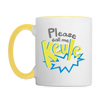 Call me Keule! - Tasse zweifarbig