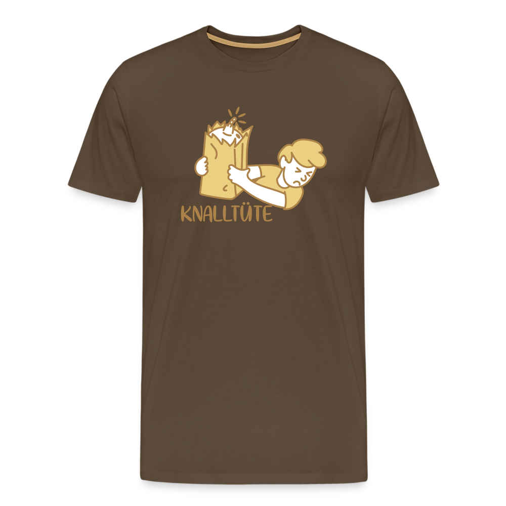 Knalltüte - Männer Premium T-Shirt - noble brown