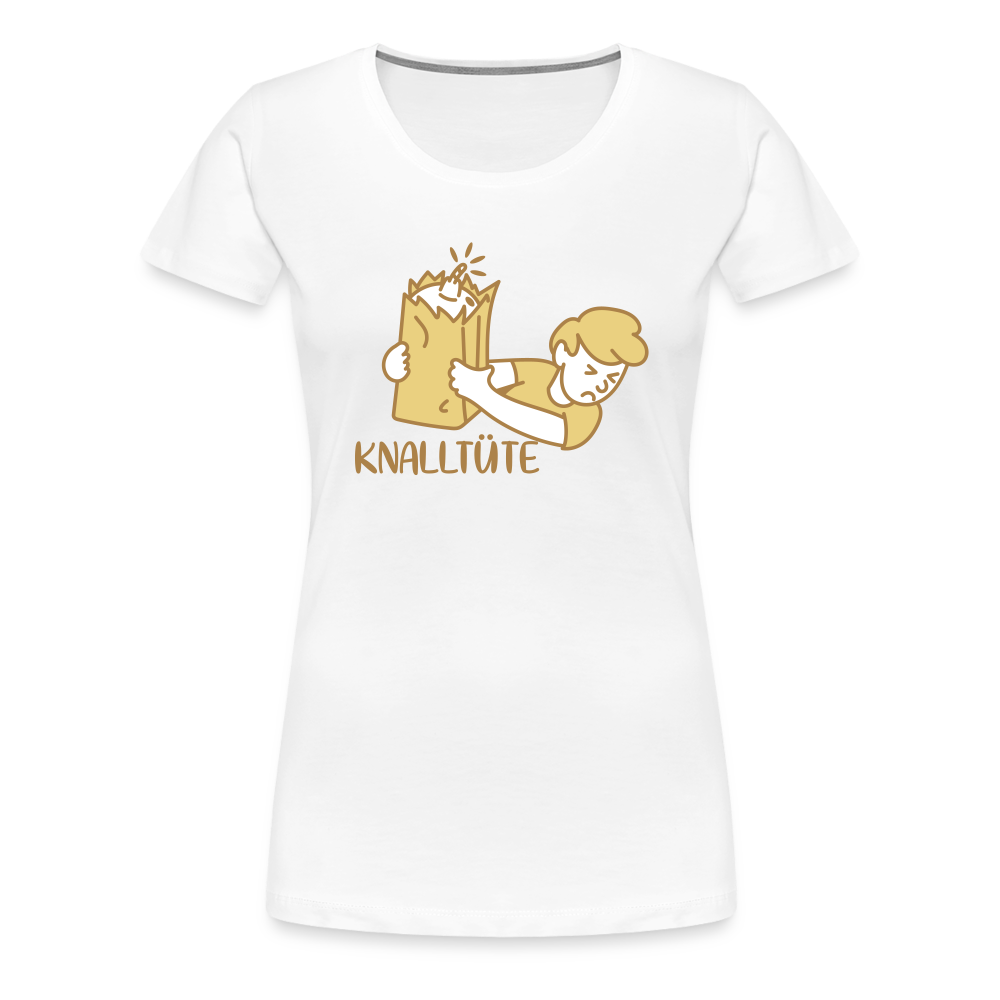 Knalltüte - Frauen Premium T-Shirt - white