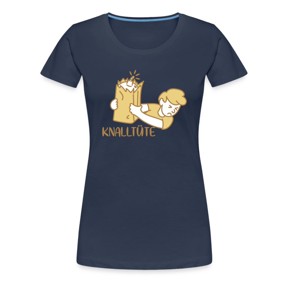 Knalltüte - Frauen Premium T-Shirt - navy