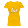 Knalltüte - Frauen Premium T-Shirt - sun yellow