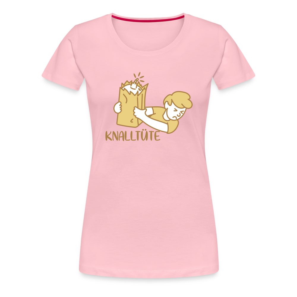 Knalltüte - Frauen Premium T-Shirt - rose shadow