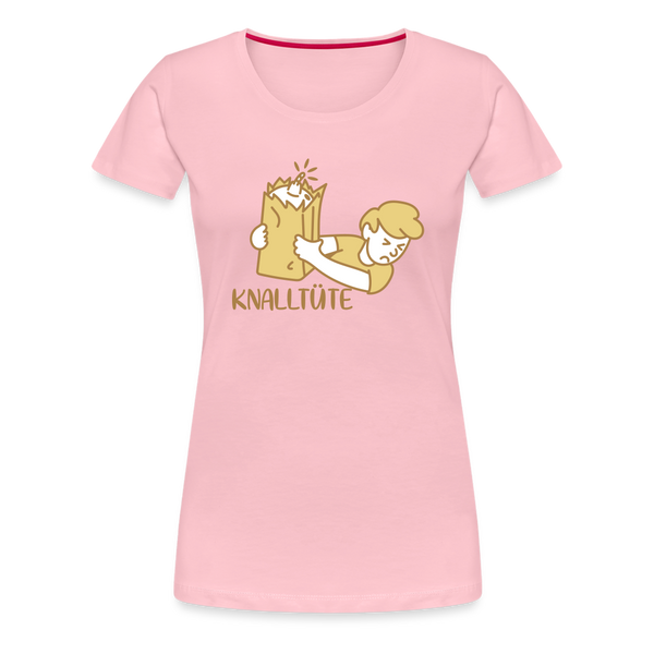 Knalltüte - Frauen Premium T-Shirt - rose shadow