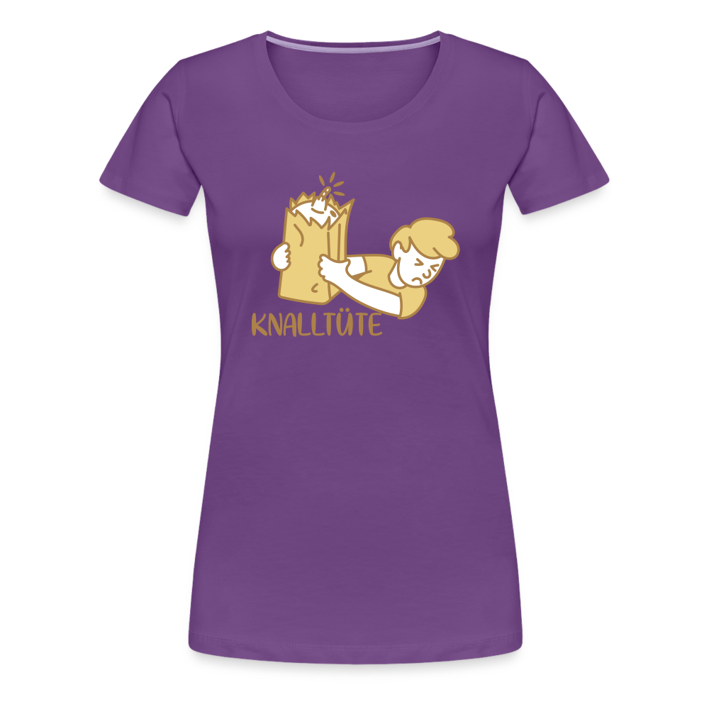 Knalltüte - Frauen Premium T-Shirt - purple