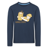Knalltüte - Kinder Langarmshirt - navy