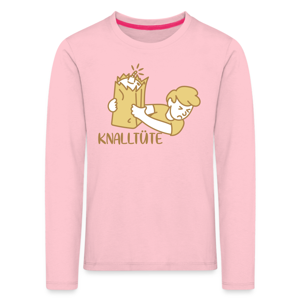 Knalltüte - Kinder Langarmshirt - rose shadow
