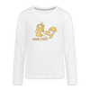 Knalltüte - Teenager Langarmshirt - white