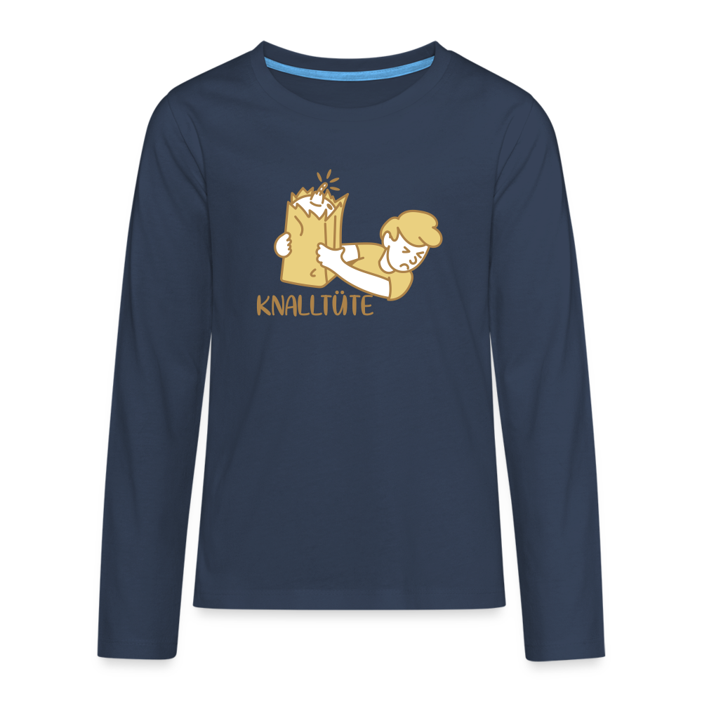 Knalltüte - Teenager Langarmshirt - navy
