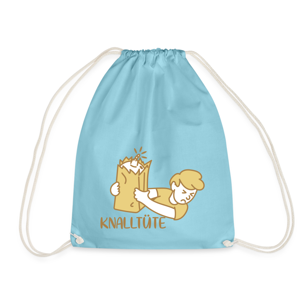 Knalltüte - Turnbeutel - aqua