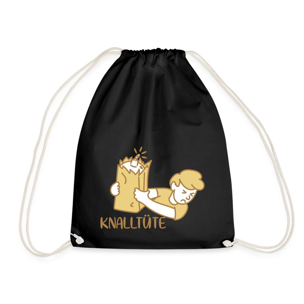 Knalltüte - Turnbeutel - black