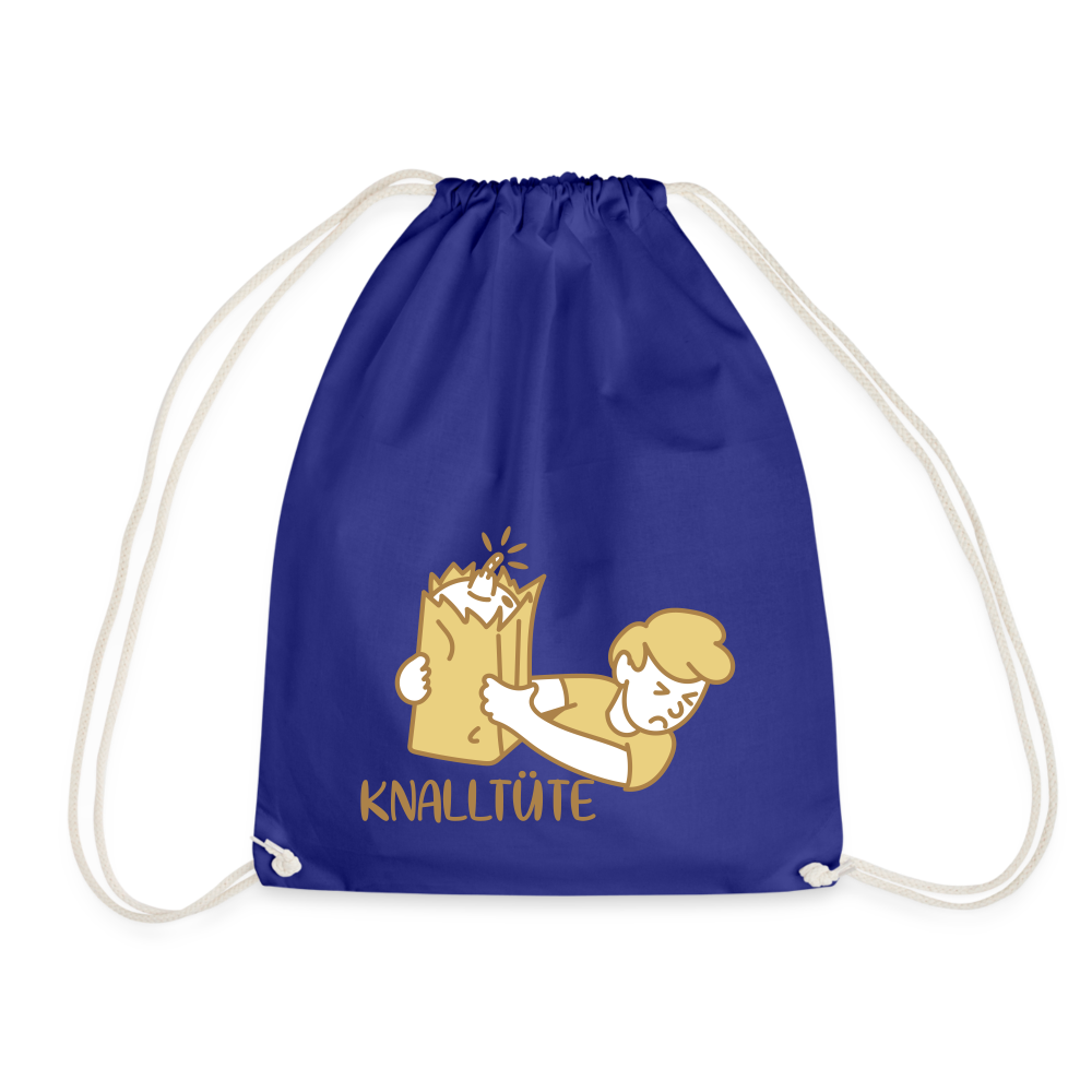 Knalltüte - Turnbeutel - royal blue