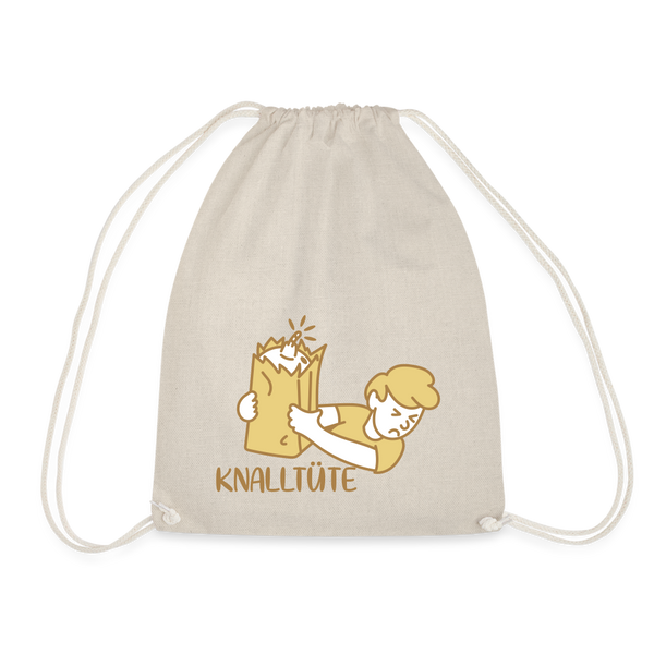 Knalltüte - Turnbeutel - nature