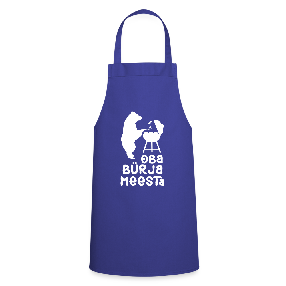 Bürjameesta - Kochschürze - royal blue