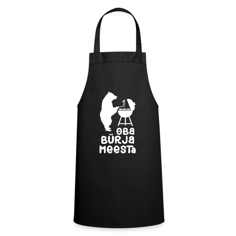 Bürjameesta - Kochschürze - black