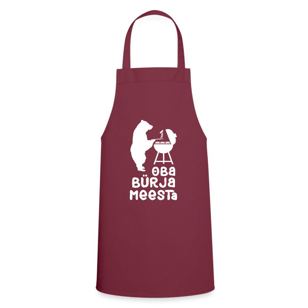 Bürjameesta - Kochschürze - bordeaux