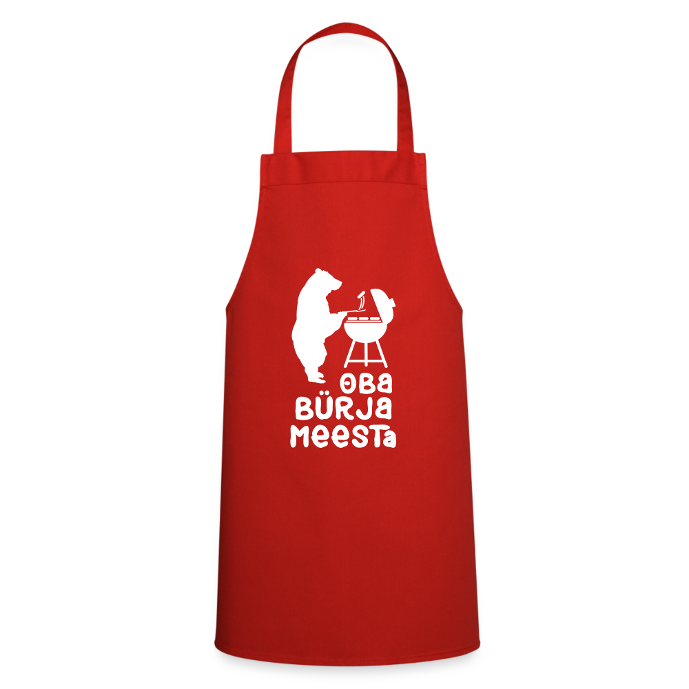 Bürjameesta - Kochschürze - red