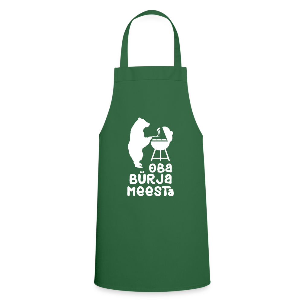 Bürjameesta - Kochschürze - green
