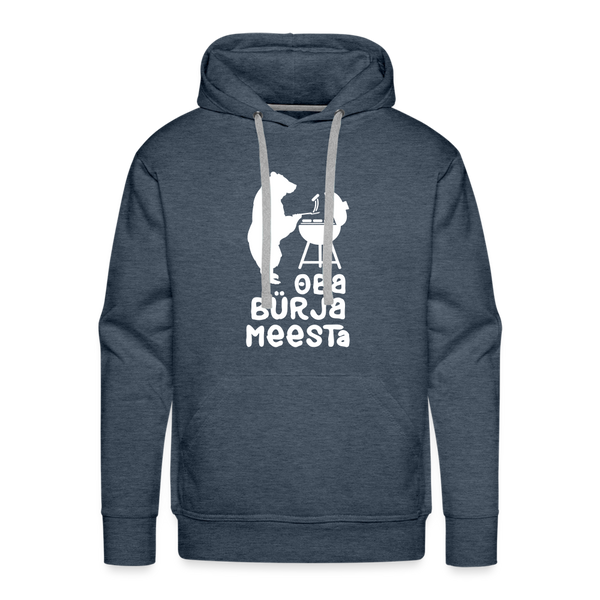 Bürjameesta - Männer Premium Hoodie - heather denim