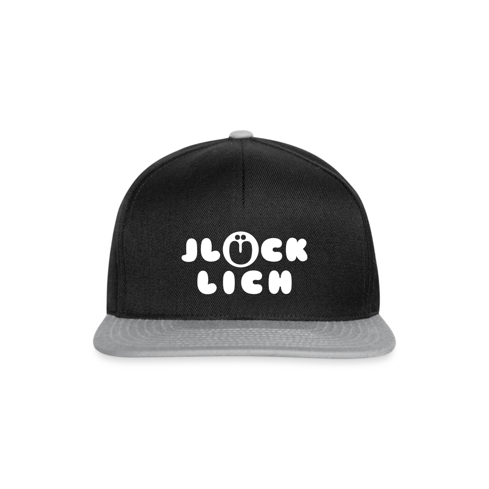 Jlücklich - Snapback Cap - black/grey